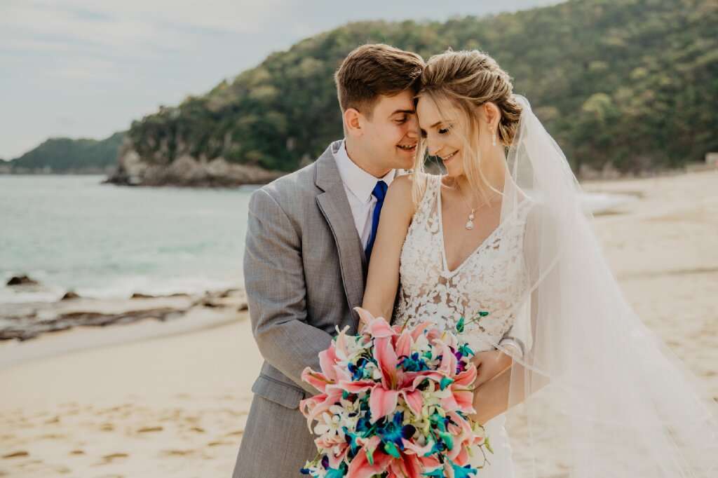 Bodas Huatulco, sesión de fotos novios